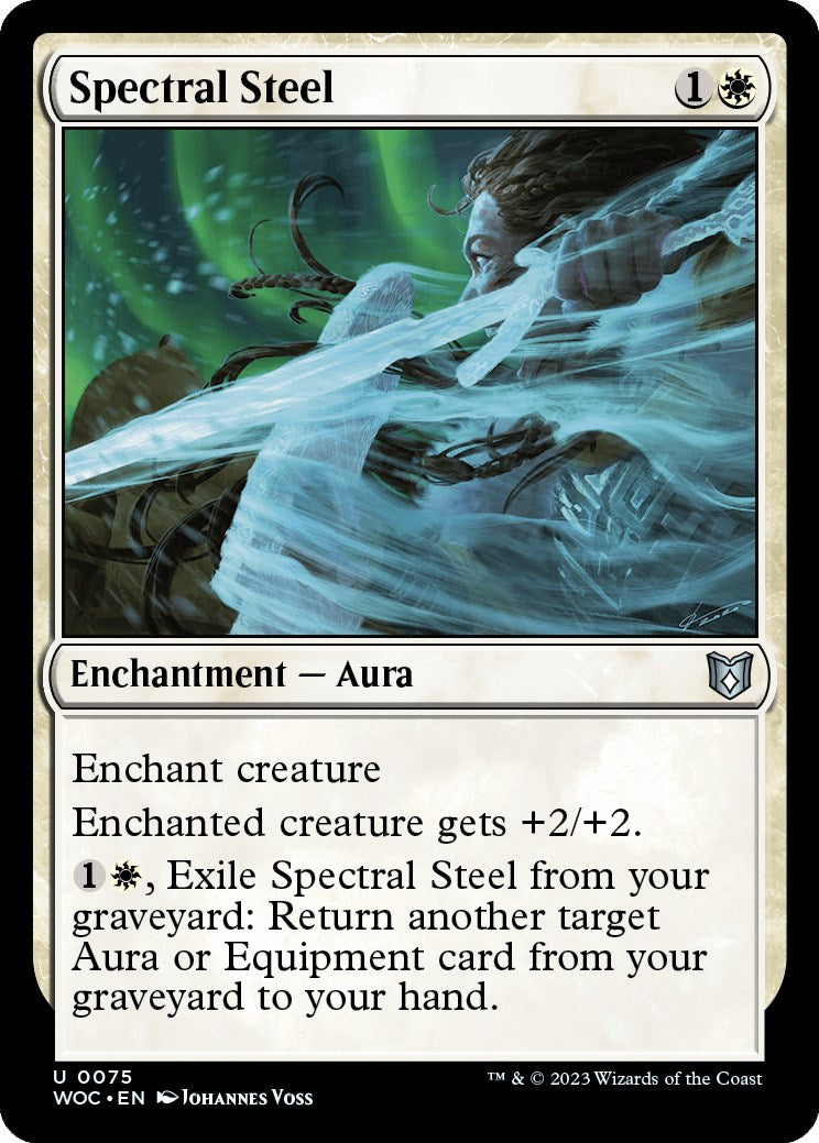 Spectral Steel [Wilds of Eldraine Commander] | Fandemonia Ltd
