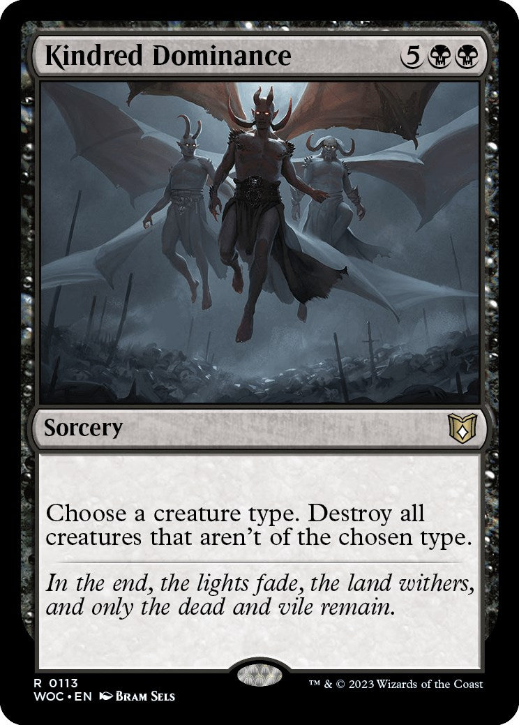 Kindred Dominance [Wilds of Eldraine Commander] | Fandemonia Ltd