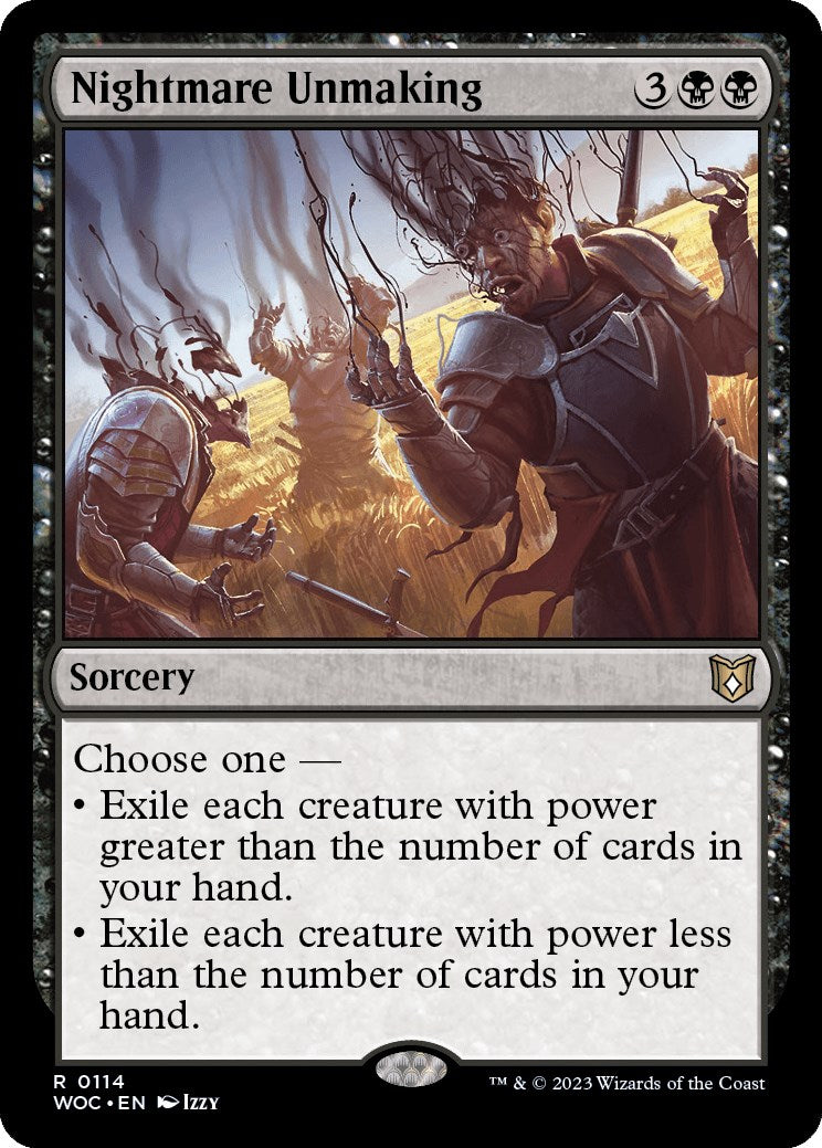 Nightmare Unmaking [Wilds of Eldraine Commander] | Fandemonia Ltd