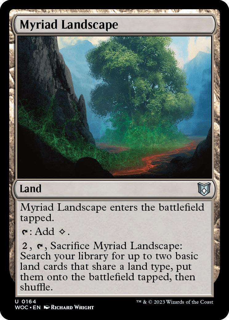 Myriad Landscape [Wilds of Eldraine Commander] | Fandemonia Ltd