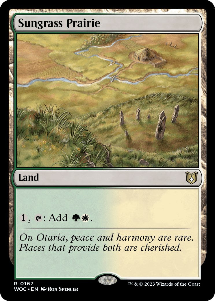 Sungrass Prairie [Wilds of Eldraine Commander] | Fandemonia Ltd