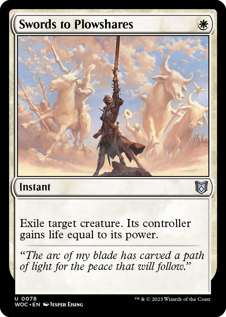 Swords to Plowshares [Wilds of Eldraine Commander] | Fandemonia Ltd