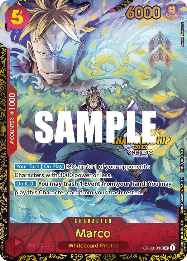Marco (Championship 2023) [One Piece Promotion Cards] | Fandemonia Ltd