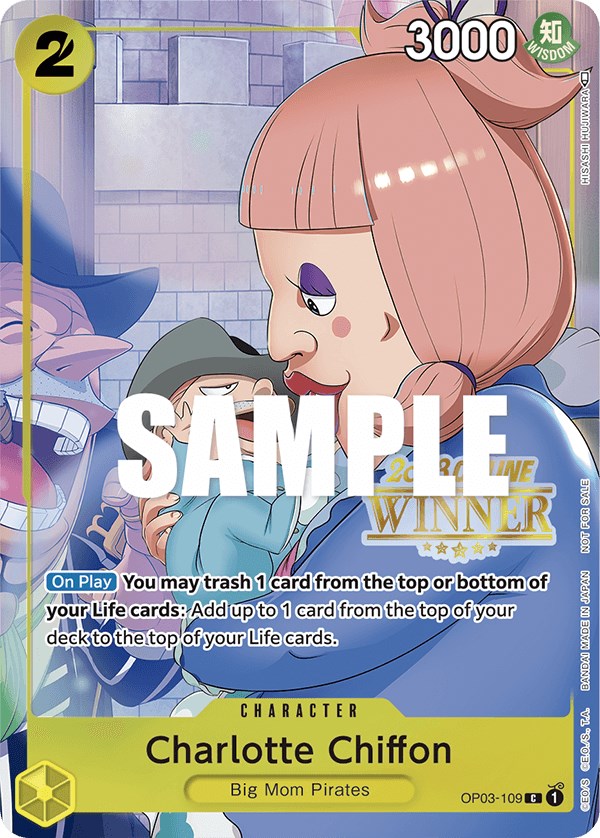 Charlotte Chiffon (Online Regional 2023) [Winner] [One Piece Promotion Cards] | Fandemonia Ltd