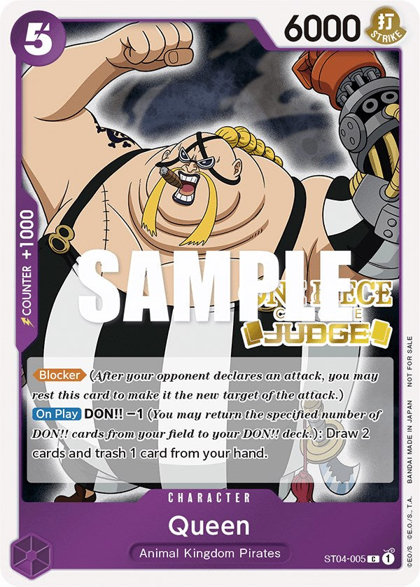 Queen (Judge Pack Vol. 2) [One Piece Promotion Cards] | Fandemonia Ltd