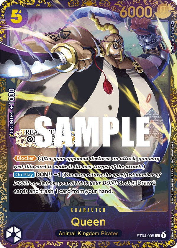 Queen (Treasure Cup) [One Piece Promotion Cards] | Fandemonia Ltd