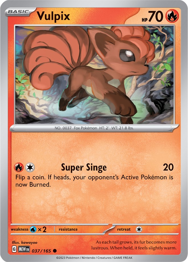 Vulpix (037/165) [Scarlet & Violet 151] | Fandemonia Ltd