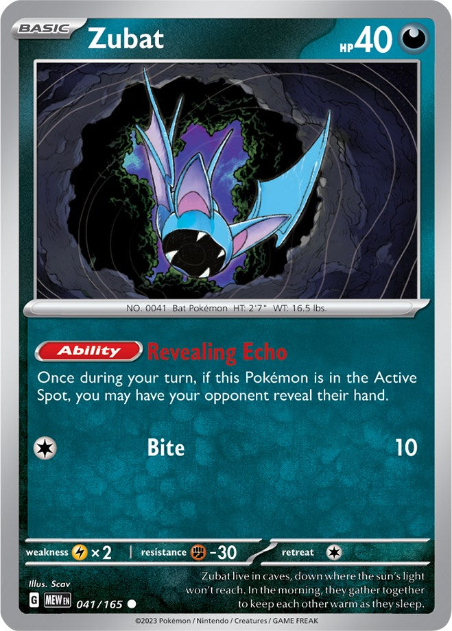 Zubat (041/165) [Scarlet & Violet 151] | Fandemonia Ltd