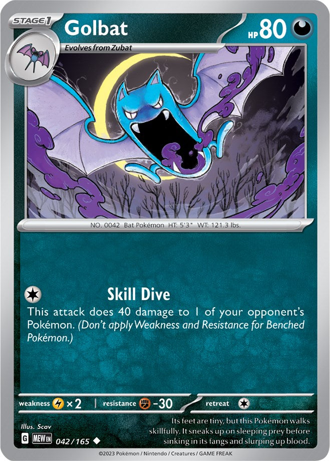 Golbat (042/165) [Scarlet & Violet 151] | Fandemonia Ltd