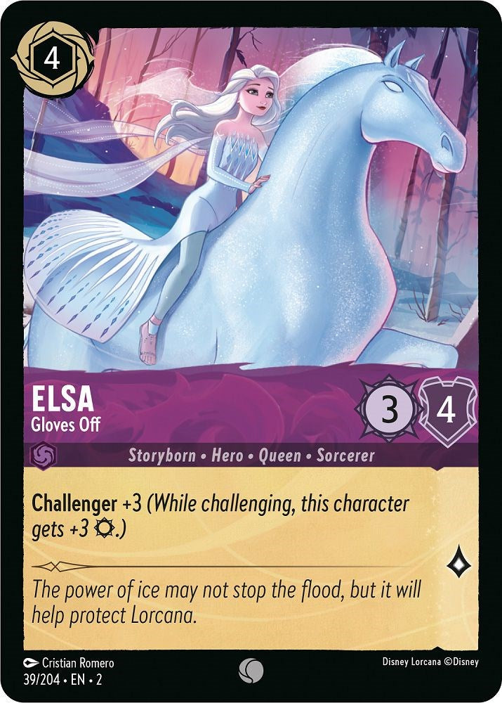 Elsa - Gloves Off (39/204) [Rise of the Floodborn] | Fandemonia Ltd