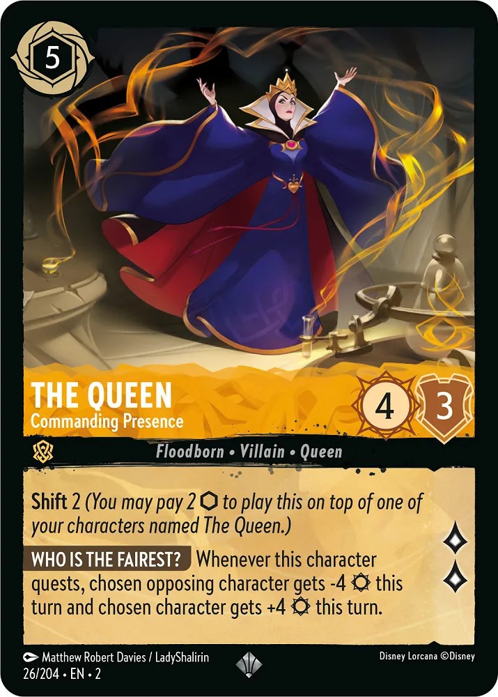 The Queen - Commanding Presence (26/204) [Rise of the Floodborn] | Fandemonia Ltd