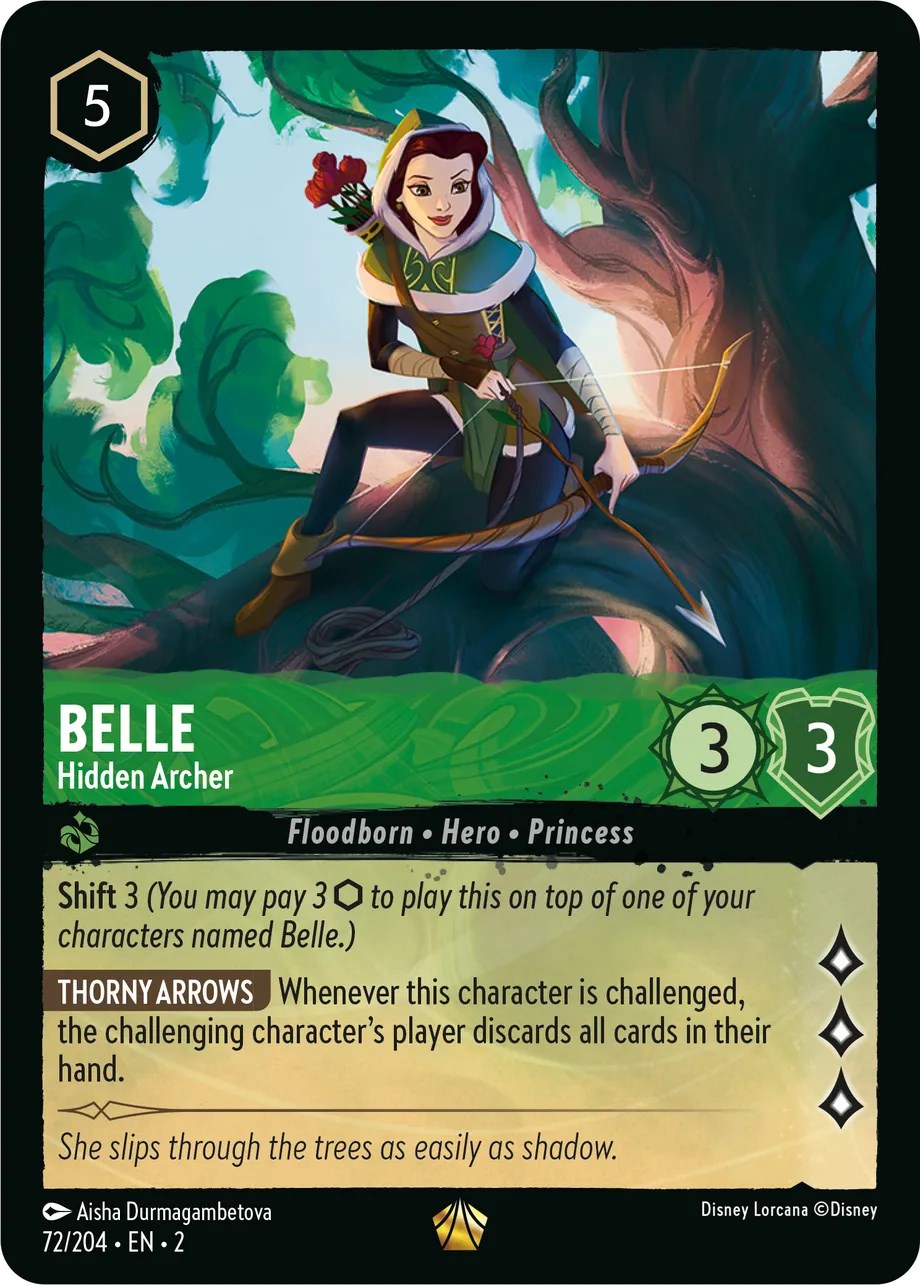 Belle - Hidden Archer (72/204) [Rise of the Floodborn] | Fandemonia Ltd