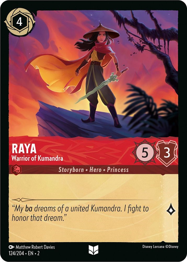 Raya - Warrior of Kumandra (124/204) [Rise of the Floodborn] | Fandemonia Ltd
