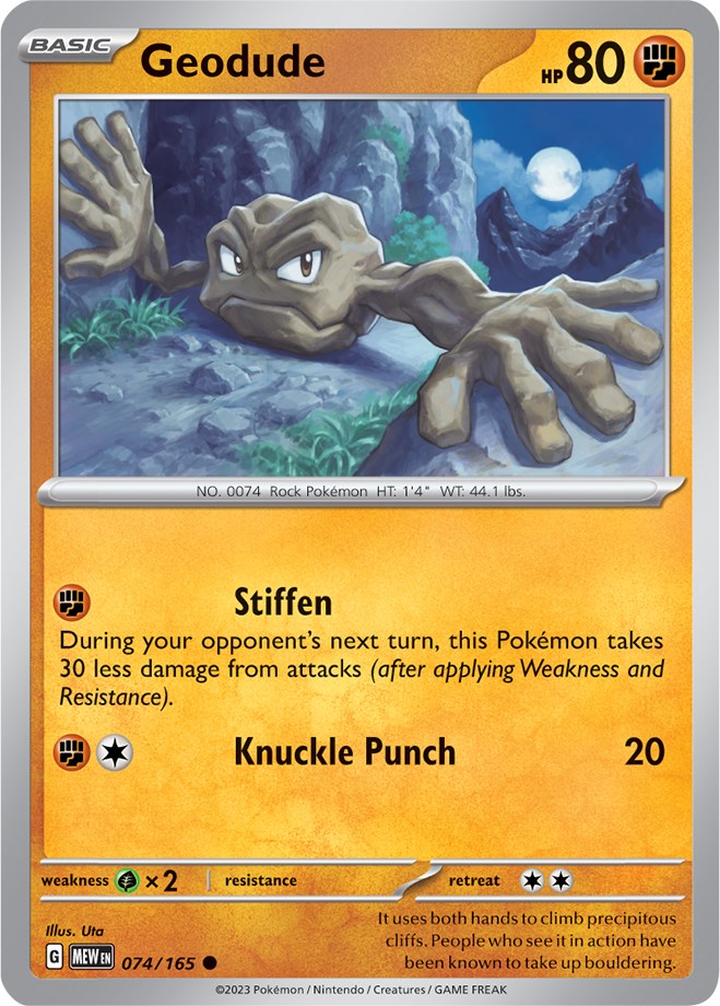 Geodude (074/165) [Scarlet & Violet 151] | Fandemonia Ltd