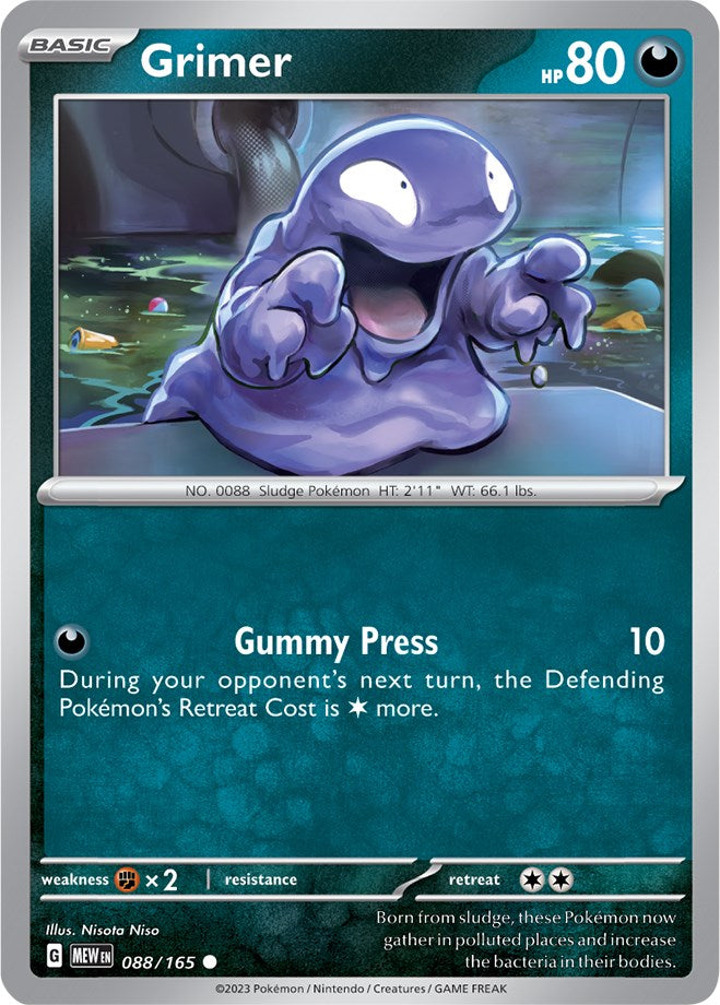 Grimer (088/165) [Scarlet & Violet 151] | Fandemonia Ltd