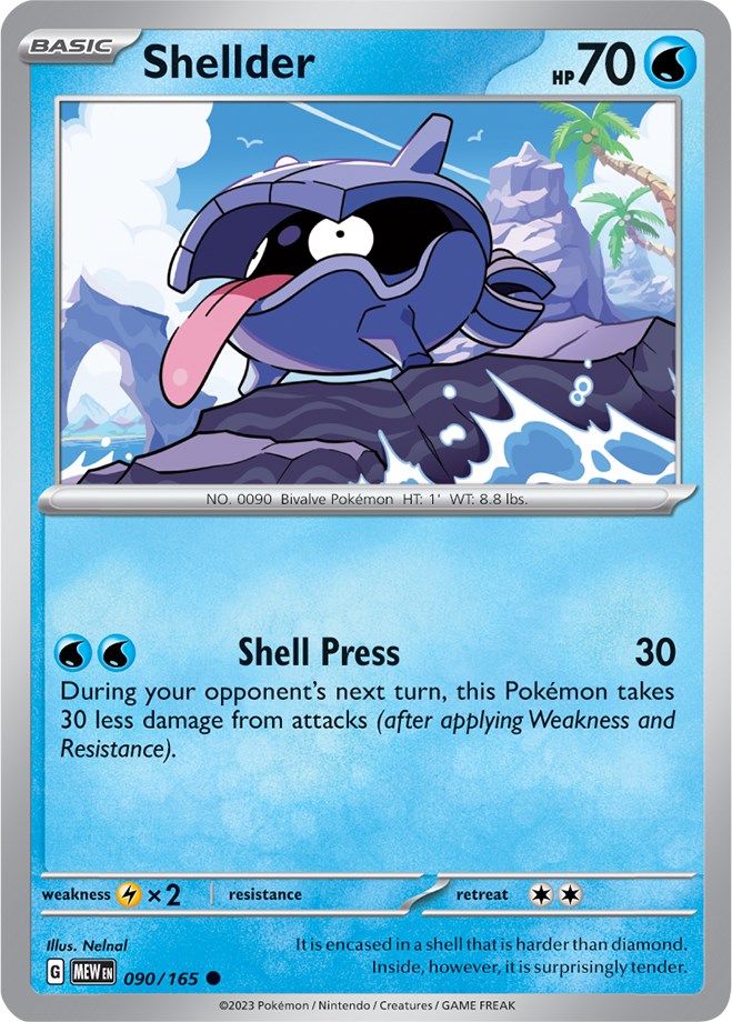 Shellder (090/165) [Scarlet & Violet 151] | Fandemonia Ltd