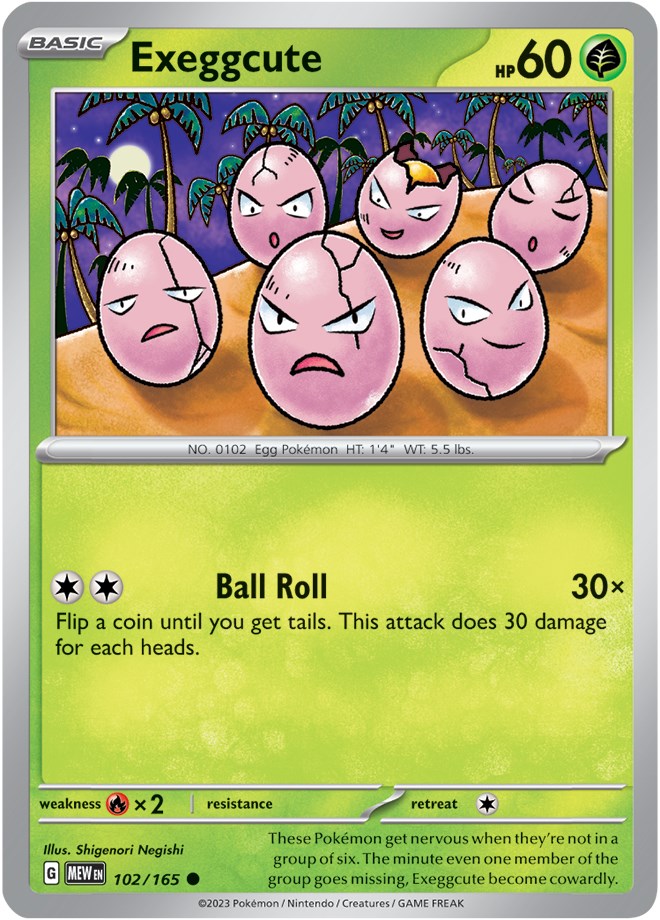 Exeggcute (102/165) [Scarlet & Violet 151] | Fandemonia Ltd