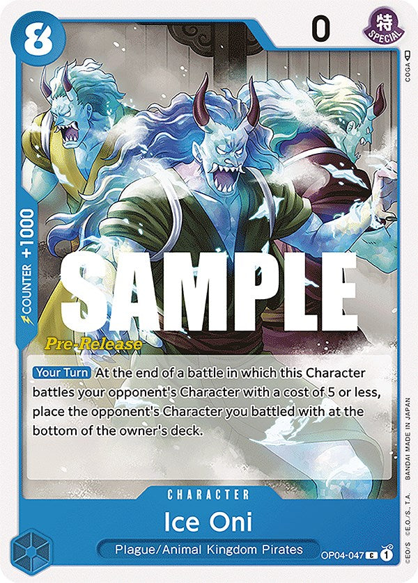 Ice Oni [Kingdoms of Intrigue Pre-Release Cards] | Fandemonia Ltd