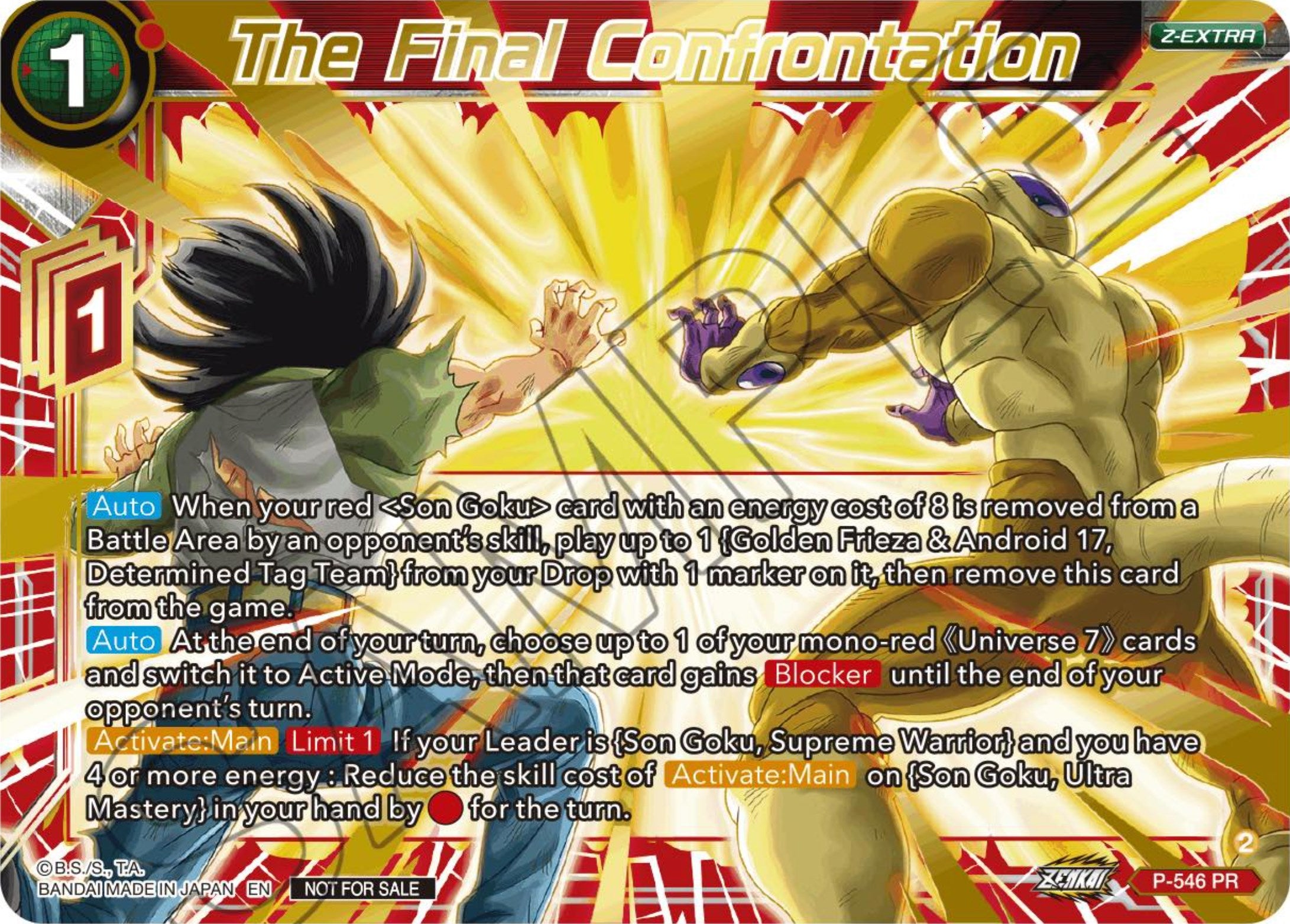 The Final Confrontation (Championship Z Extra Card Pack 2023) (P-546) [Tournament Promotion Cards] | Fandemonia Ltd