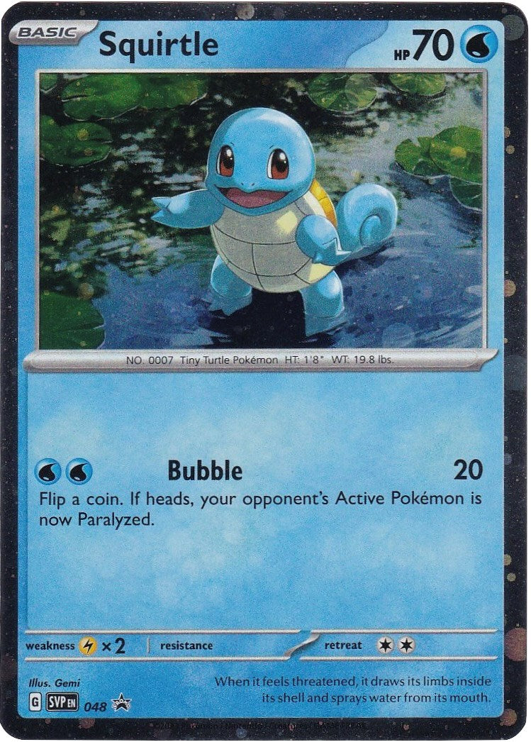 Squirtle (048) (Cosmos Holo) [Scarlet & Violet: Black Star Promos] | Fandemonia Ltd