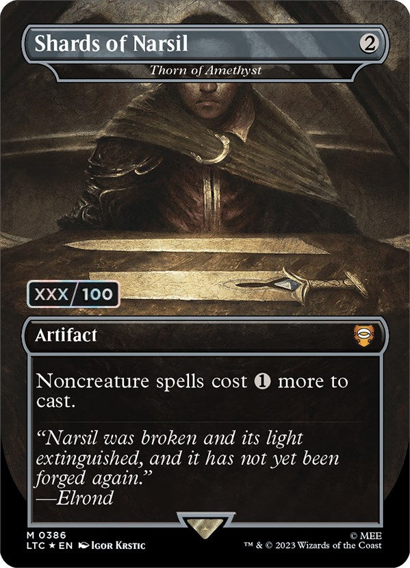 Shards of Narsil - Thorn of Amethyst (Serialized) [The Lord of the Rings: Tales of Middle-Earth Commander] | Fandemonia Ltd