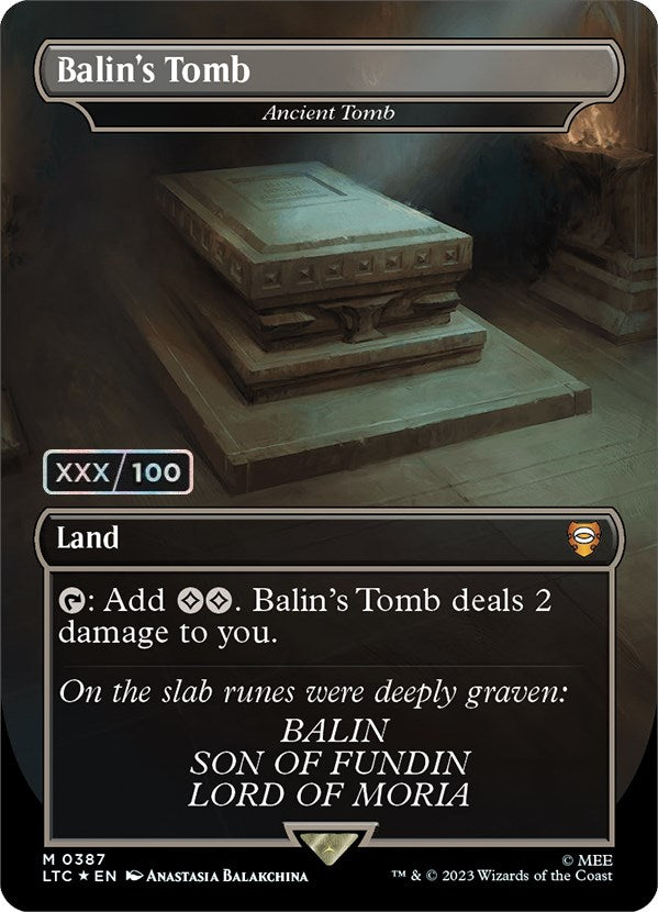 Balin's Tomb - Ancient Tomb (Serialized) [The Lord of the Rings: Tales of Middle-Earth Commander] | Fandemonia Ltd