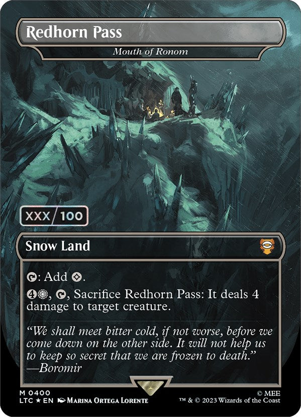 Redhorn Pass - Mouth of Ronom (Serialized) [The Lord of the Rings: Tales of Middle-Earth Commander] | Fandemonia Ltd