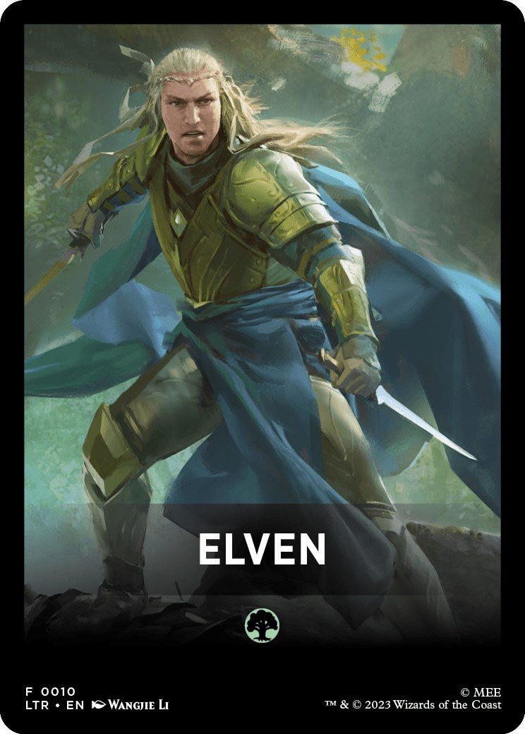 Elven Theme Card [The Lord of the Rings: Tales of Middle-Earth] | Fandemonia Ltd