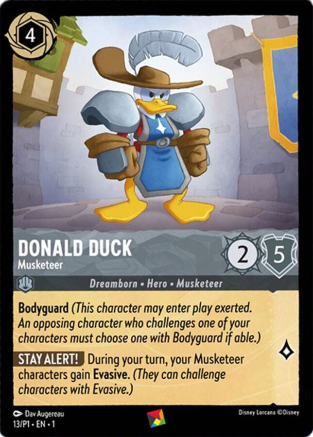Donald Duck - Musketeer (13/P1) [Promo Cards] | Fandemonia Ltd
