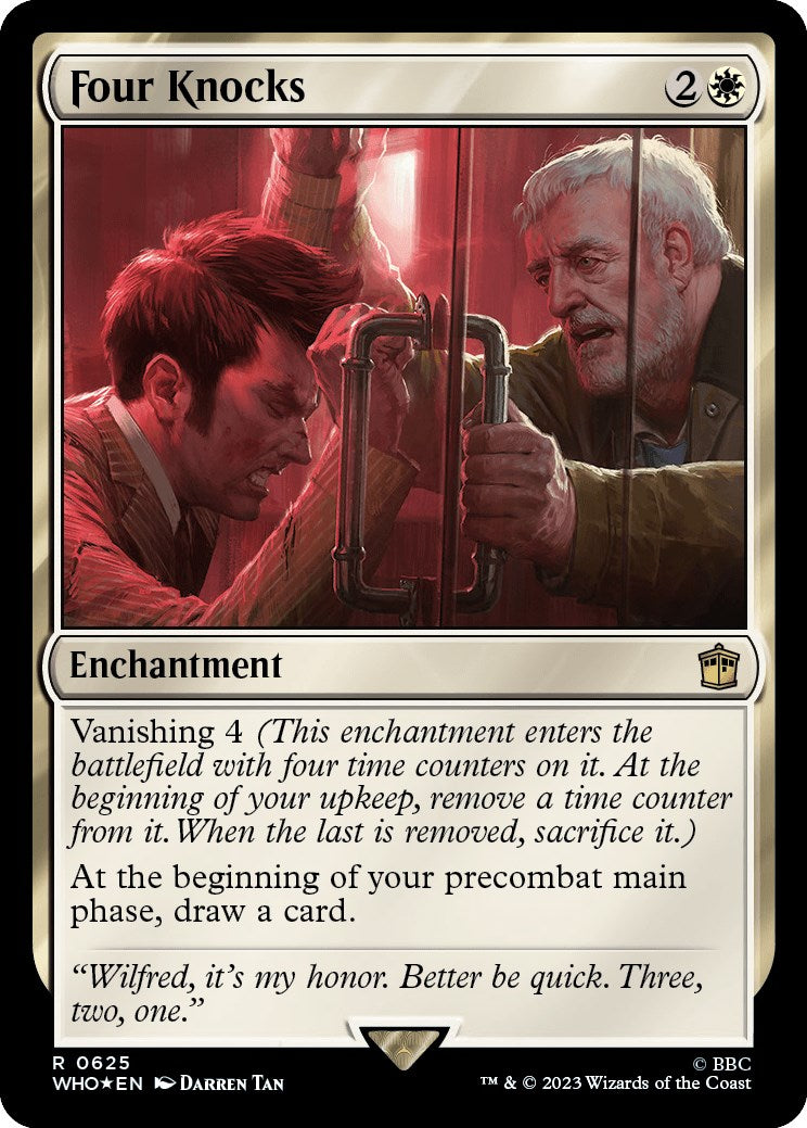 Four Knocks (Surge Foil) [Doctor Who] | Fandemonia Ltd