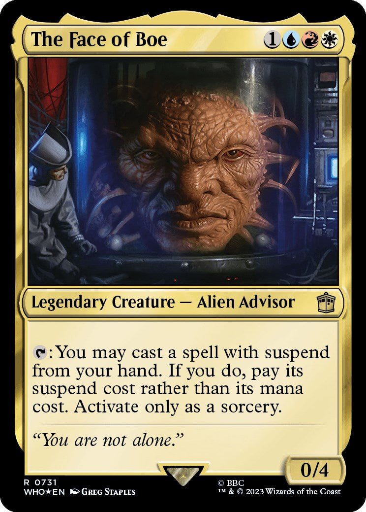 The Face of Boe (Surge Foil) [Doctor Who] | Fandemonia Ltd