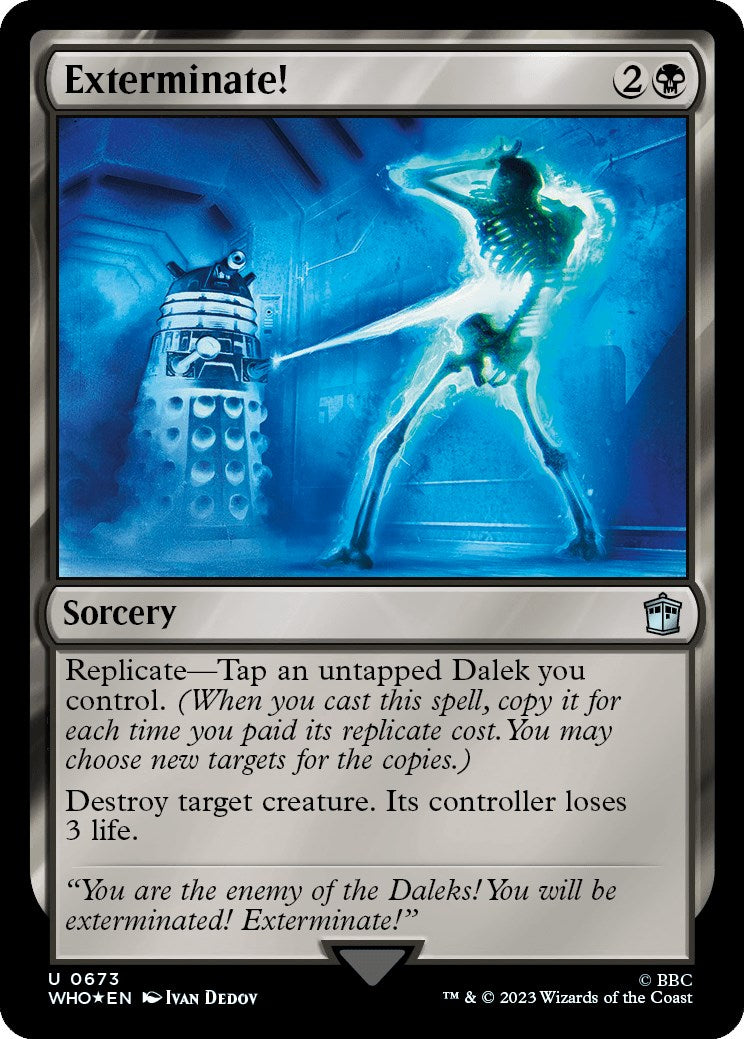 Exterminate! (Surge Foil) [Doctor Who] | Fandemonia Ltd