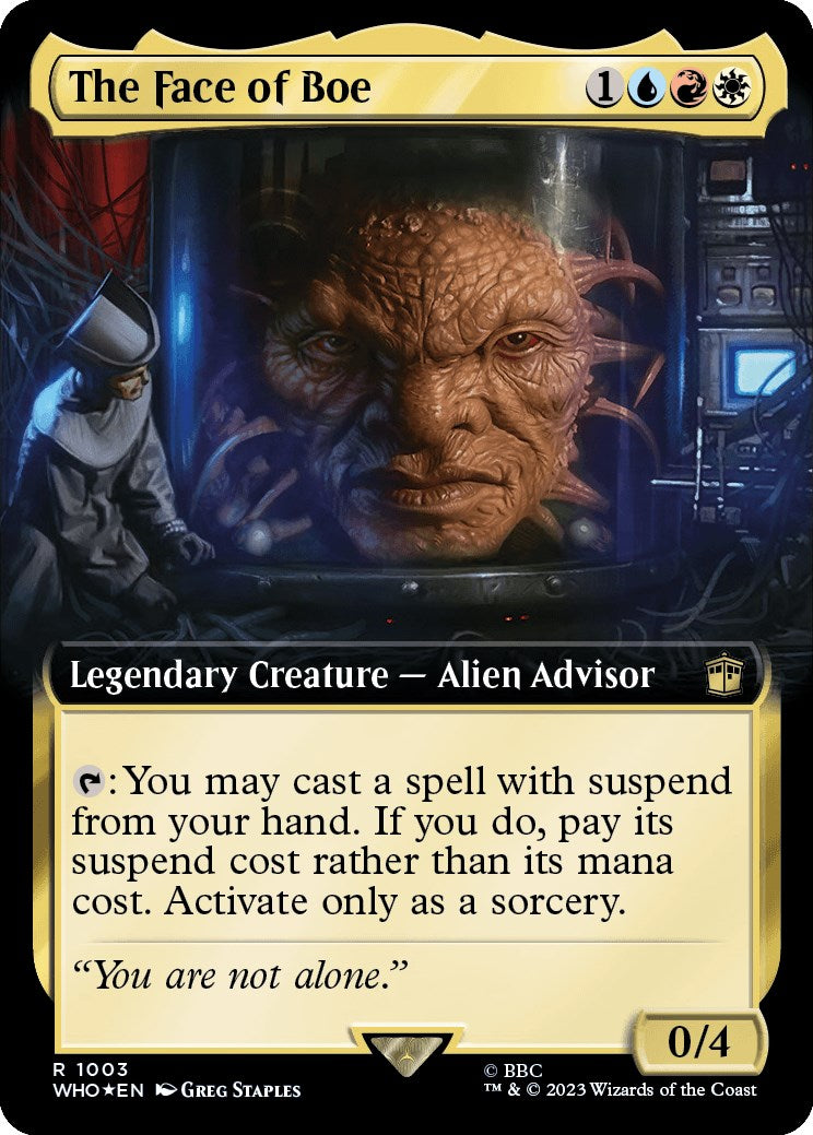 The Face of Boe (Extended Art) (Surge Foil) [Doctor Who] | Fandemonia Ltd