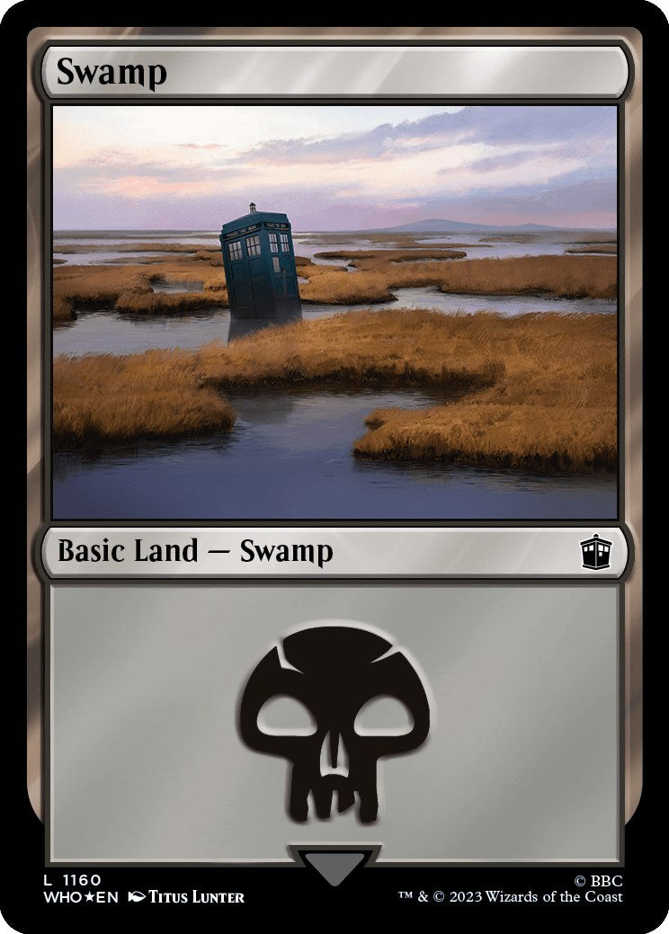 Swamp (1160) (Surge Foil) [Doctor Who] | Fandemonia Ltd