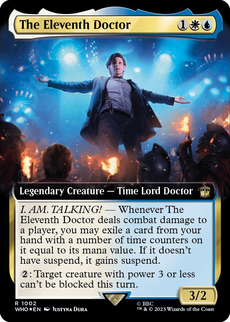 The Eleventh Doctor (Extended Art) (Surge Foil) [Doctor Who] | Fandemonia Ltd