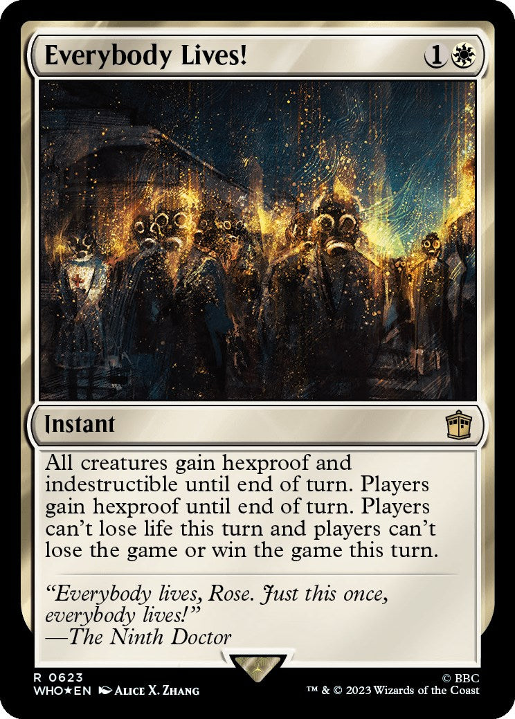 Everybody Lives! (Surge Foil) [Doctor Who] | Fandemonia Ltd