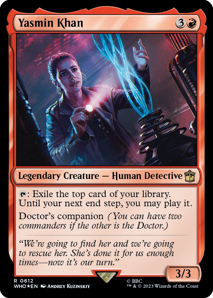 Yasmin Khan (Surge Foil) [Doctor Who] | Fandemonia Ltd