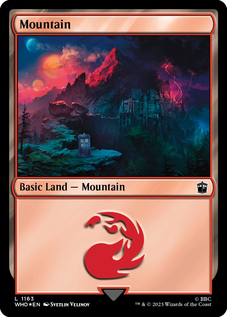Mountain (1163) (Surge Foil) [Doctor Who] | Fandemonia Ltd