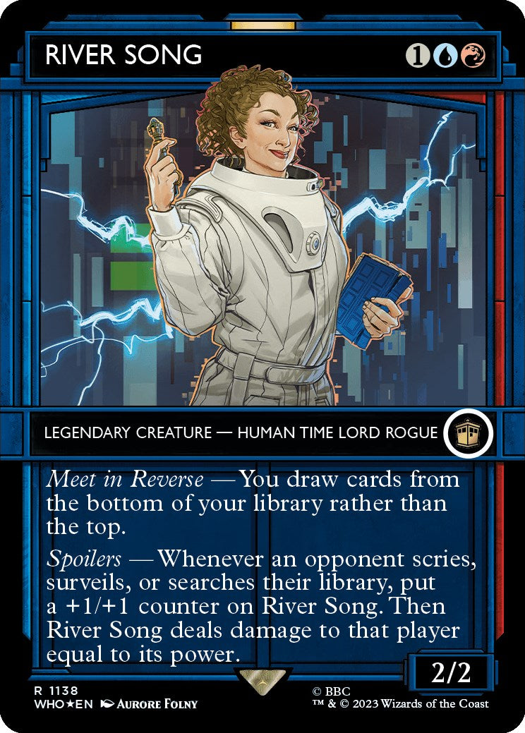 RIVER SONG (Showcase) (Surge Foil) [Doctor Who] | Fandemonia Ltd