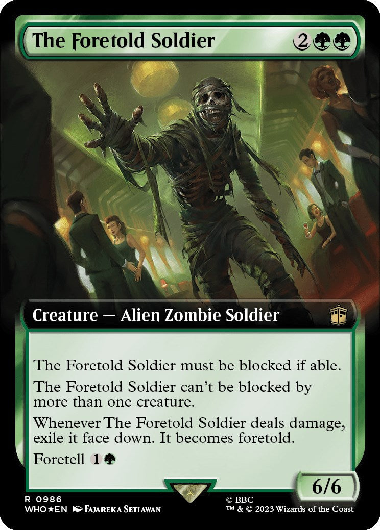 The Foretold Soldier (Extended Art) (Surge Foil) [Doctor Who] | Fandemonia Ltd