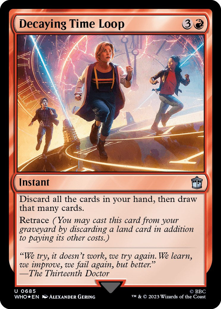 Decaying Time Loop (Surge Foil) [Doctor Who] | Fandemonia Ltd