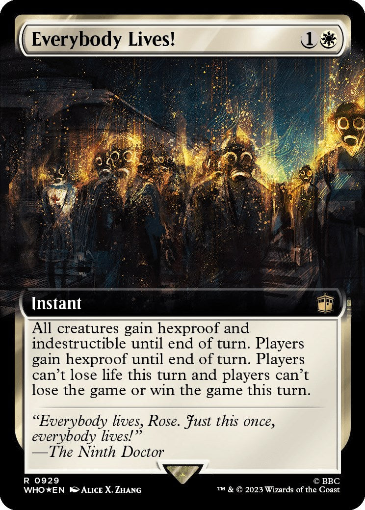 Everybody Lives! (Extended Art) (Surge Foil) [Doctor Who] | Fandemonia Ltd