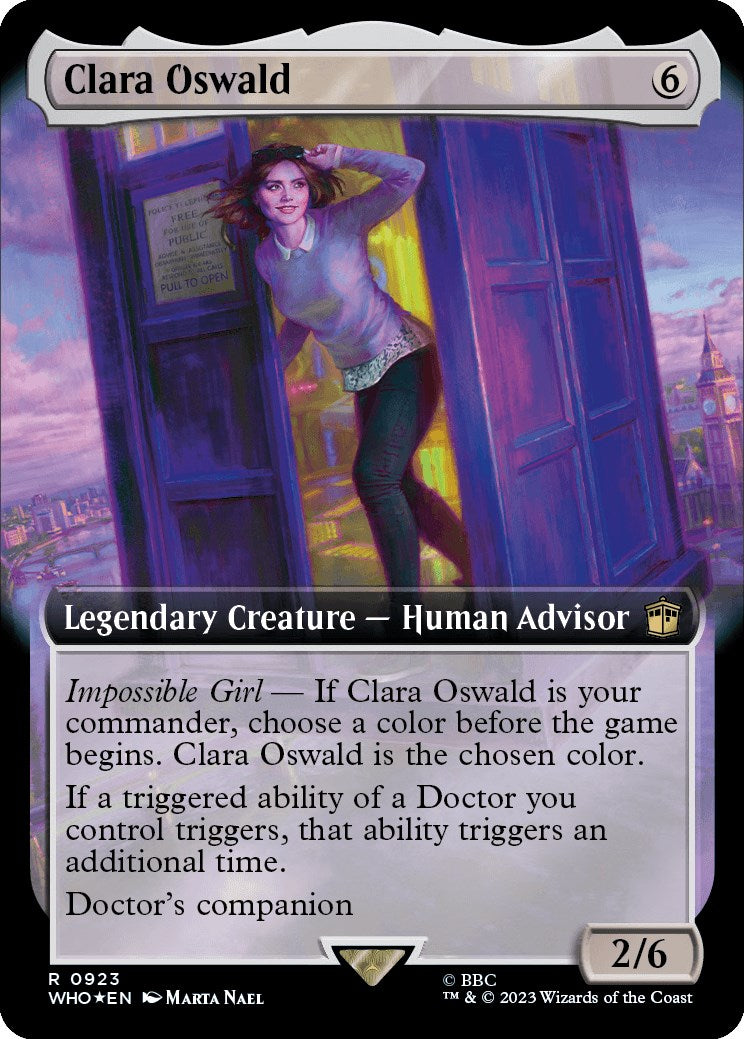 Clara Oswald (Extended Art) (Surge Foil) [Doctor Who] | Fandemonia Ltd
