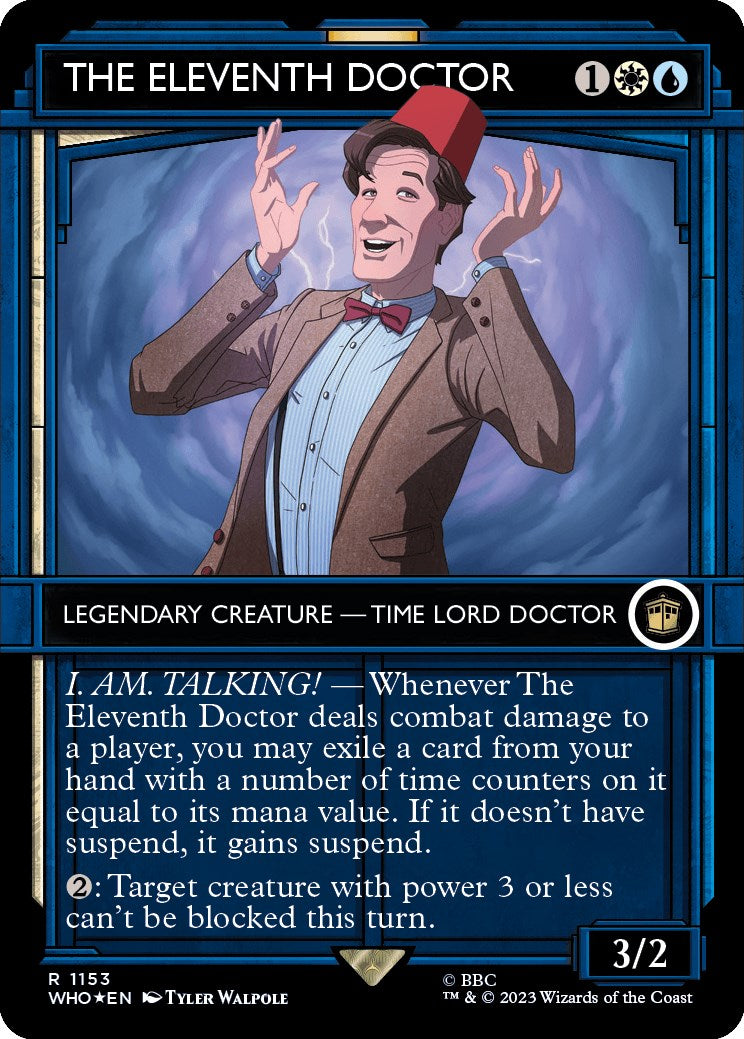 The Eleventh Doctor (Showcase) (Surge Foil) [Doctor Who] | Fandemonia Ltd