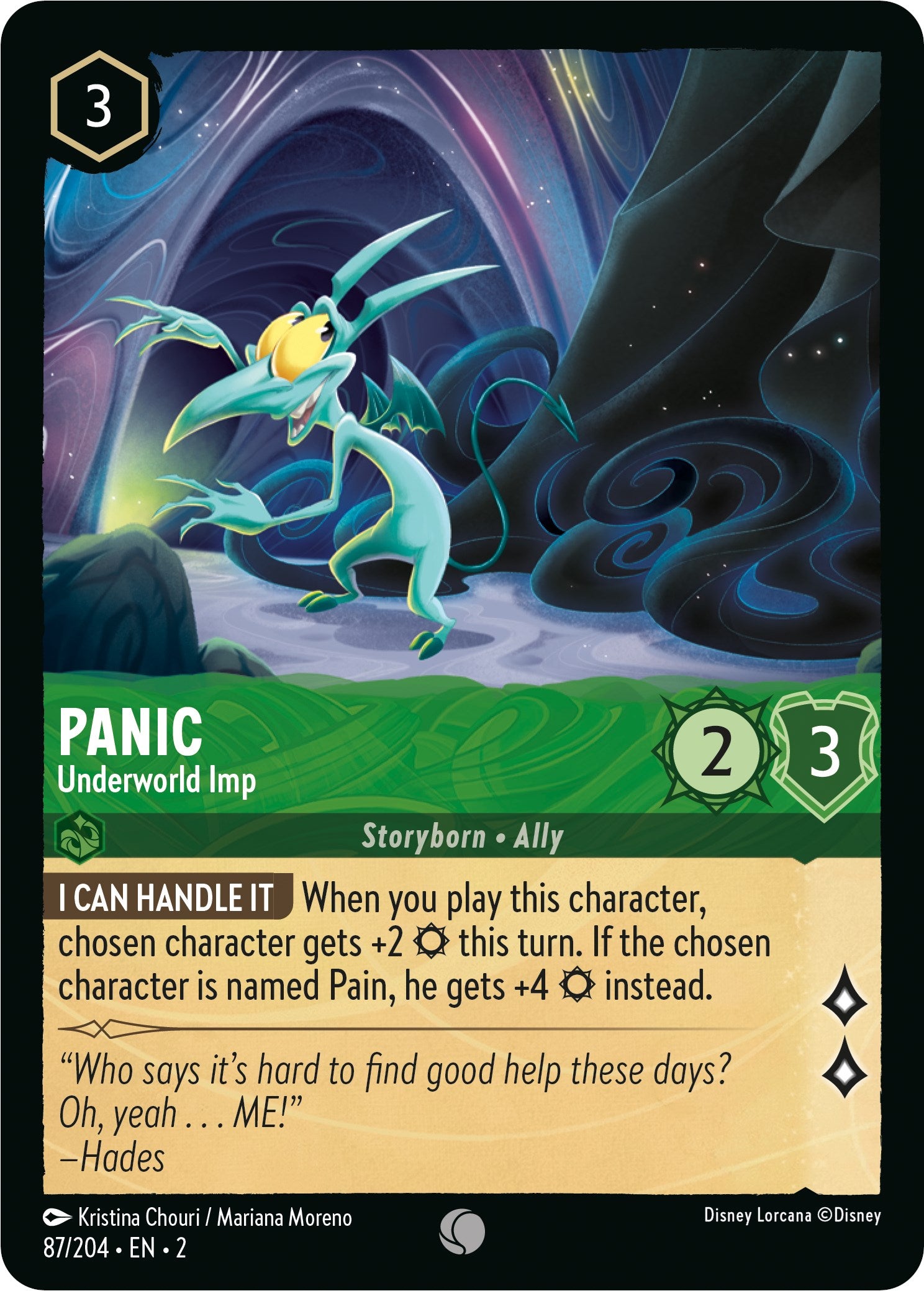 Panic - Underworld Imp (87/204) [Rise of the Floodborn] | Fandemonia Ltd