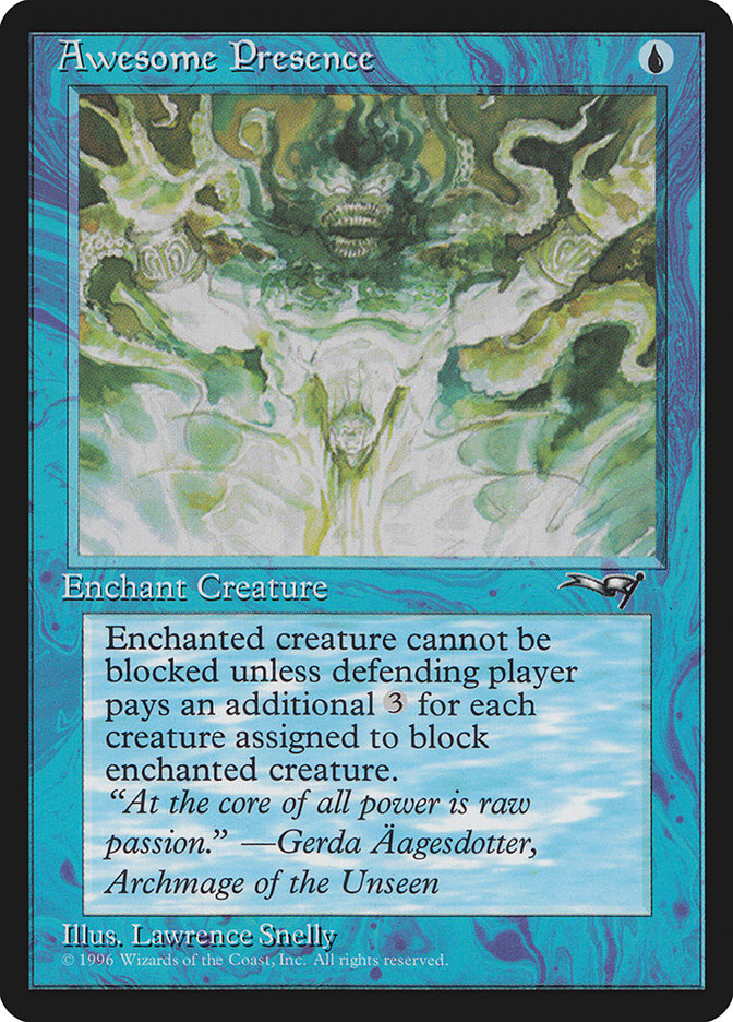 Awesome Presence (Creature Facing) [Alliances] | Fandemonia Ltd