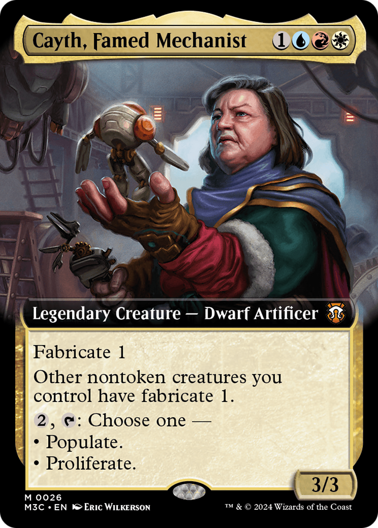 Cayth, Famed Mechanist (Extended Art) [Modern Horizons 3 Commander] | Fandemonia Ltd