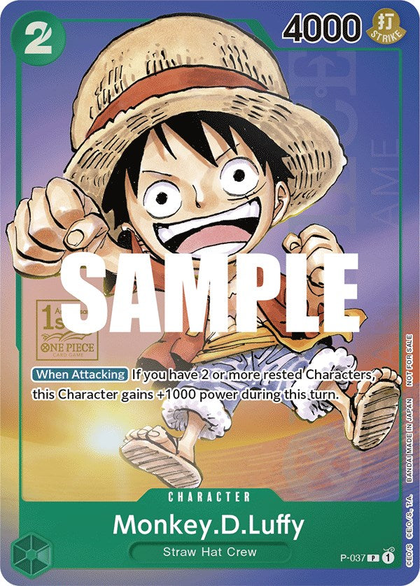 Monkey.D.Luffy (1st Anniversary Tournament) [One Piece Promotion Cards] | Fandemonia Ltd