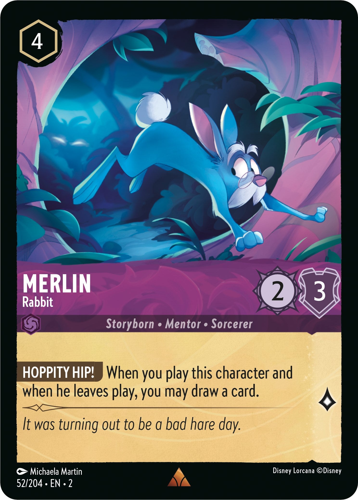 Merlin - Rabbit (52/204) [Rise of the Floodborn] | Fandemonia Ltd