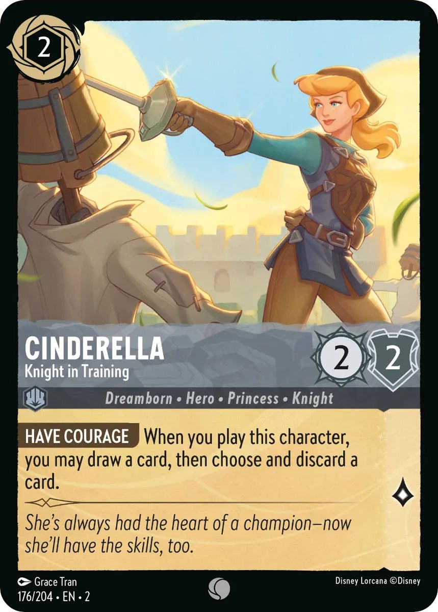 Cinderella - Knight in Training (176/204) [Rise of the Floodborn] | Fandemonia Ltd